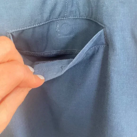 Johnnie O Mens Blue Performance Calcutta Golf Shorts 40 Chino Stretch - Picture 8 of 9